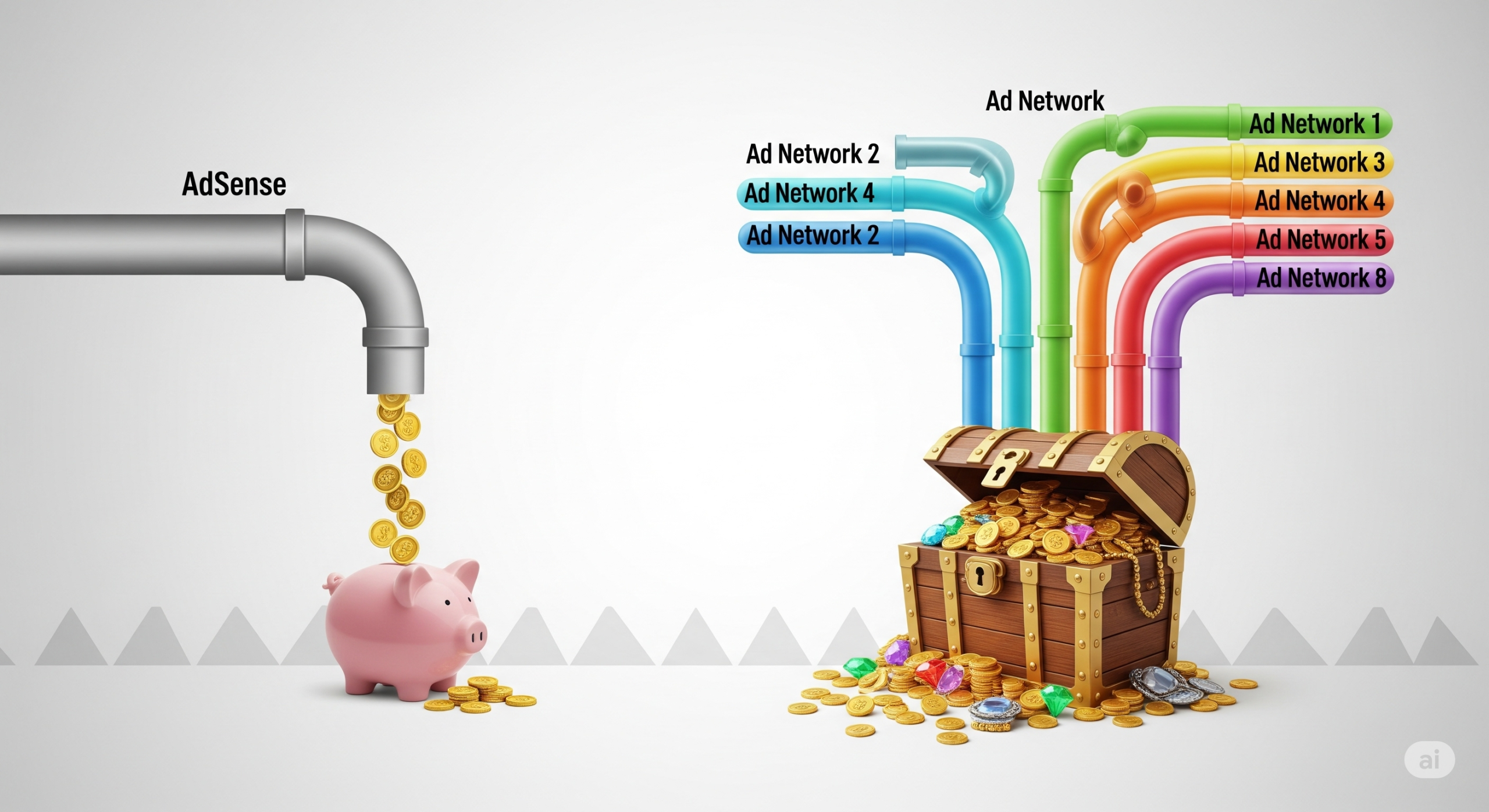 بدائل أدسنس المتقدمة